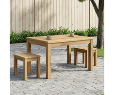 Kavos staliukas Balta 50 x 68,5 x 36 cm Kietos akacijos mediena