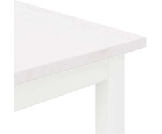 Kavos staliukas Balta 60 x 60 x 36 cm Kietos pušies mediena