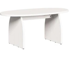 Kavos staliukas Balta 80 x 40 x 35 cm Kietos pušies mediena