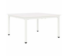 Kavos staliukas Balta 80 x 80 x 45 cm Kietos pušies mediena