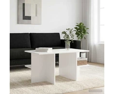 Kavos staliukas Balta 87 x 50 x 45 cm Dirbtinė mediena