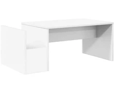 Kavos staliukas Balta 90 x 45 x 35 cm Apdirbta mediena