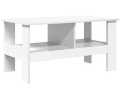 Kavos staliukas Balta 90 x 50 x 45 cm Apdirbta mediena