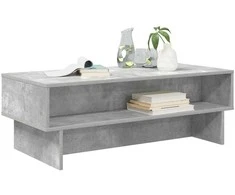 Kavos staliukas Betono pilka 100 x 46 x 35 cm Apdirbta mediena