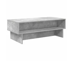 Kavos staliukas Betono pilka 100 x 46 x 35 cm Apdirbta mediena