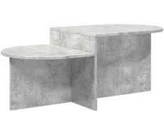 Kavos staliukas Betono pilka 100 x 50 x 40 cm Apdirbta mediena