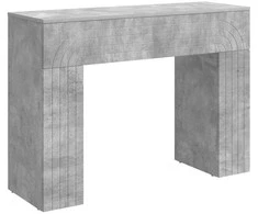 Kavos staliukas Betono pilka 102 x 35 x 75 cm Apdirbta mediena