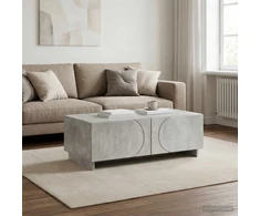 Kavos staliukas Betono pilka 102 x 50,5 x 35 cm
