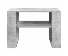 Kavos staliukas Betono pilka 66 x 49,5 x 45 cm Apdirbta mediena