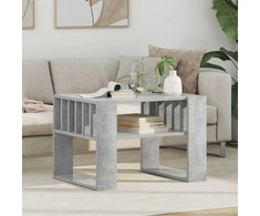 Kavos staliukas Betono pilka 66 x 49,5 x 45 cm Apdirbta mediena