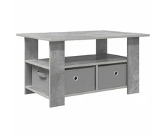 Kavos staliukas Betono pilka 77 x 55 x 42 cm Apdirbta mediena