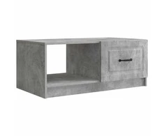 Kavos staliukas Betono pilka 90 x 50 x 37 cm Apdirbta mediena