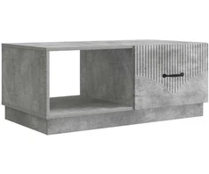 Kavos staliukas Betono pilka 90 x 50 x 37 cm Apdirbta mediena
