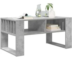 Kavos staliukas Betono pilka 92 x 49,5 x 45 cm Apdirbta mediena