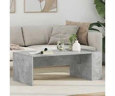 Kavos staliukas Betono pilka 95 x 50 x 34 cm Apdirbta mediena