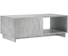 Kavos staliukas Betono pilka 95 x 50,5 x 35 cm Apdirbta mediena