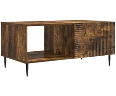 Kavos staliukas Dūminio ąžuolo 90 x 50 x 40 cm Apdirbta mediena