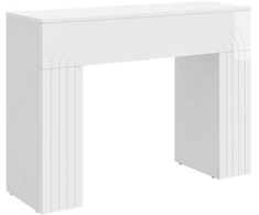 Kavos staliukas Itin blizgi balta 102 x 35 x 75 cm