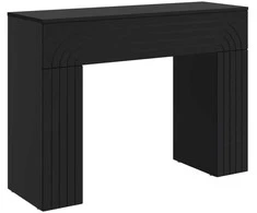 Kavos staliukas Juoda 102 x 35 x 75 cm Apdirbta mediena