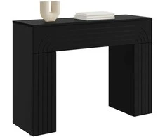 Kavos staliukas Juoda 102 x 35 x 75 cm Apdirbta mediena