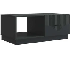 Kavos staliukas Juoda 90 x 50 x 37 cm Apdirbta mediena