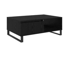 Kavos staliukas Juodas ąžuolas 90 x 60 x 35 cm Apdirbta mediena