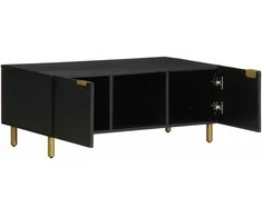 kavos staliukas juodas 100x54x40 cm Engineered Wood