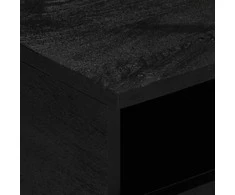kavos staliukas juodas 80x54x40 cm Engineered Wood