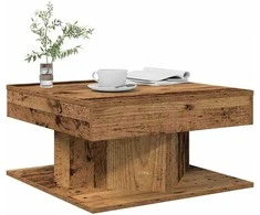 Kavos staliukas Old Wood 55x55x30 cm Inžinierinė mediena