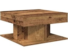 Kavos staliukas Old Wood 55x55x30 cm Inžinierinė mediena