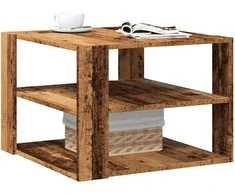 kavos staliukas Old Wood 58x58x40 cm Engineered Wood
