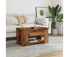 kavos staliukas Old Wood 79x49x41 cm Engineered Wood