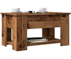 kavos staliukas Old Wood 79x49x41 cm Engineered Wood