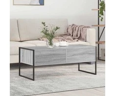 Kavos staliukas Pilkas Sonoma 100 x 46 x 40 cm Apdirbta mediena