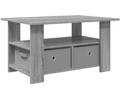 Kavos staliukas Pilkas Sonoma 77 x 55 x 42 cm Apdirbta mediena