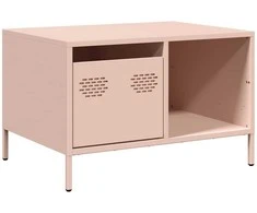 kavos staliukas rožinis 68,5x50x43,5cm šaltai valcuotas plienas