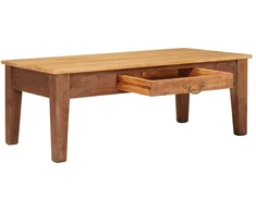 Kavos staliukas Ruda 110 x 55 x 40 cm Kietas mango medis