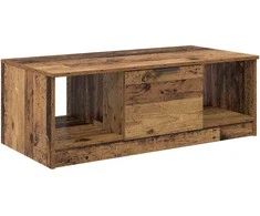 Kavos staliukas su stalčių Senovinis medis 102 x 50 x 36cm