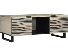 Kavos staliukas Balta 100 x 54 x 40 cm Apdirbta mediena