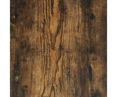 kavos staliukas su stalčiais, rūkytas ąžuolas, 100x100x40 cm