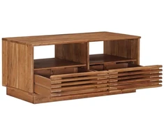 Rankų darbo kavos stalas Teak medžio rudas 85 x 45,5 x 40 cm
