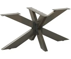 Kavos staliuko koja, voro formos, juoda, 98x58x(42-43) cm, plienas