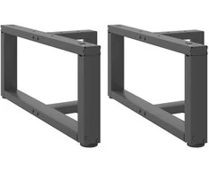 Kavos staliuko kojelės, T formos, 2 vnt., 60x25x(30-31)cm