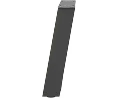 Kavos staliuko kojelės, 2 vnt., antracito spalvos, 28x(42-43) cm, plienas