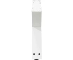 Kavos staliuko kojelės, 2 vnt., baltos, 50x(30-31,3) cm, plienas