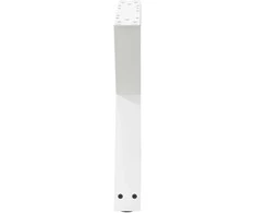 Kavos staliuko kojelės, 2 vnt., baltos, 50x(42-43,3) cm, plienas