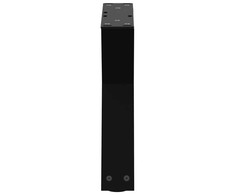 Kavos staliuko kojelės, 2 vnt., juodos, 40x(30-31,3) cm, plienas