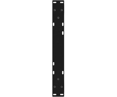 Kavos staliuko kojelės, 2 vnt., juodos, 60x(30-31,3) cm, plienas