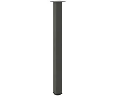 Baro stalo kojos, 4 vnt., antracito spalvos, 110-112 cm, plienas