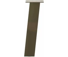 Kavos staliuko kojelės, 4 vnt., natūralus plienas, 30 cm, plienas